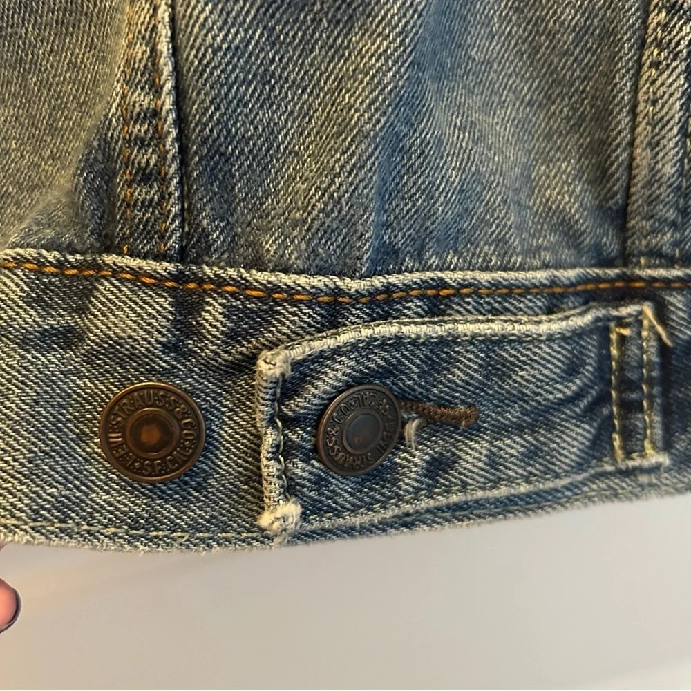 Vintage Levi's Medium Stonewash Trucker Jacket L (72335)
